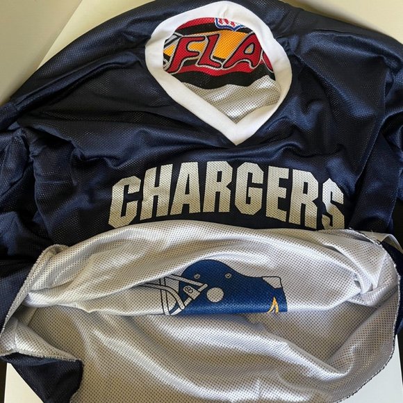 NFL Multicolor Los Angeles Chargers & Miami Dolphins Reversible Jersey Size XL - Picture 13 of 13